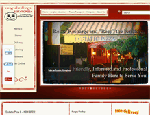 Tablet Screenshot of ecstaticpizza.com